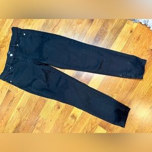 GAP black true skinny jeans size 28P